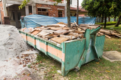 Community clean-up activity in South London